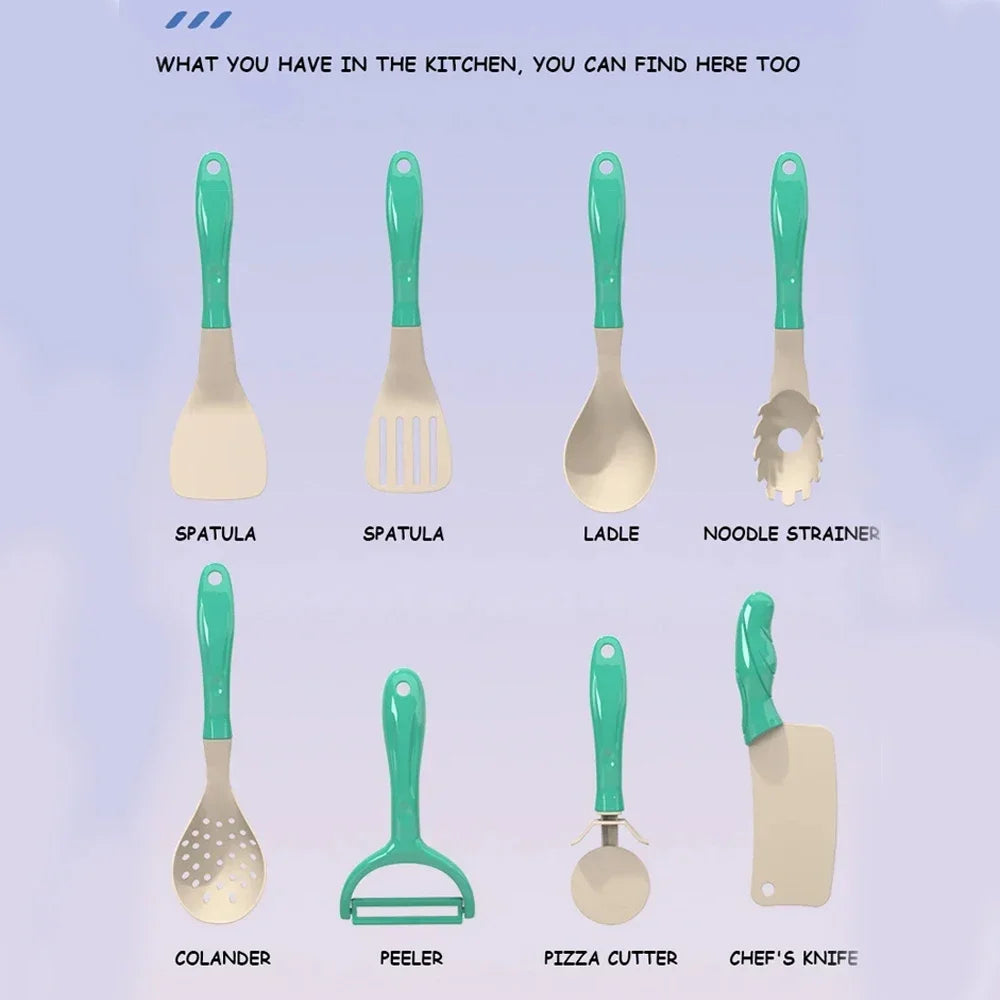 Pretend Play Kitchen Cooking Toy Set