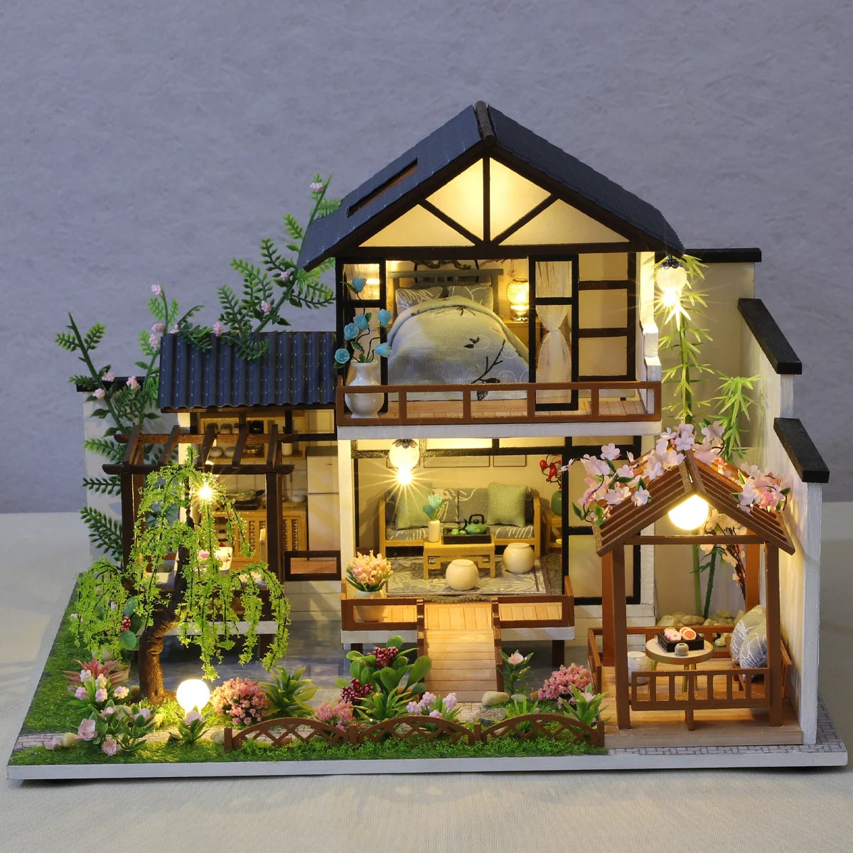 DIY Wooden Dollhouse Kit