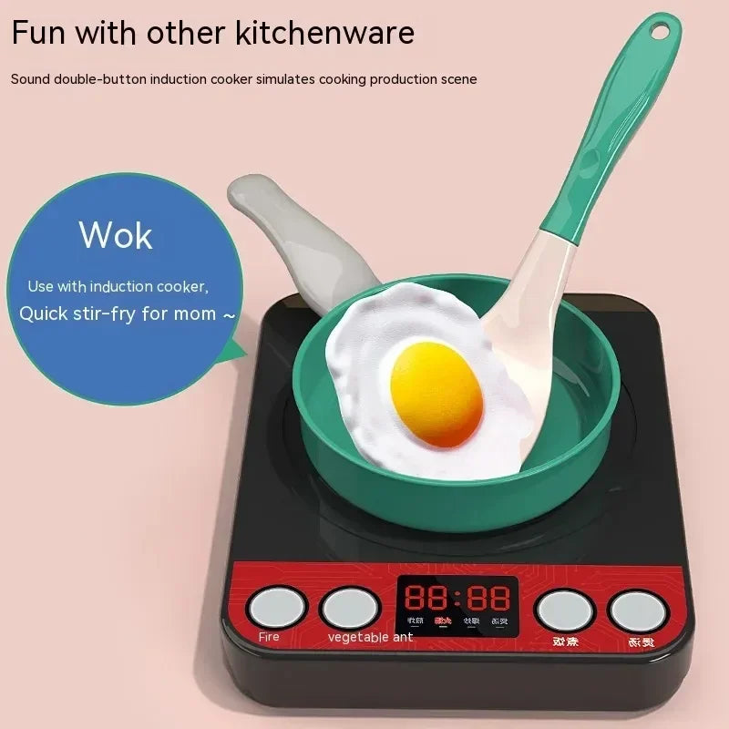 Pretend Play Kitchen Cooking Toy Set