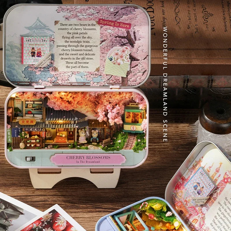 DIY Miniature Wooden Dollhouse Kit