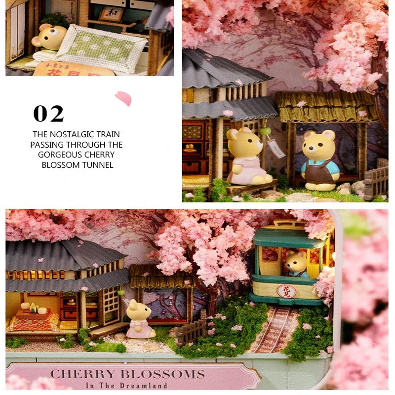 DIY Miniature Wooden Dollhouse Kit