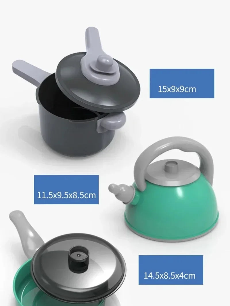 Pretend Play Kitchen Cooking Toy Set