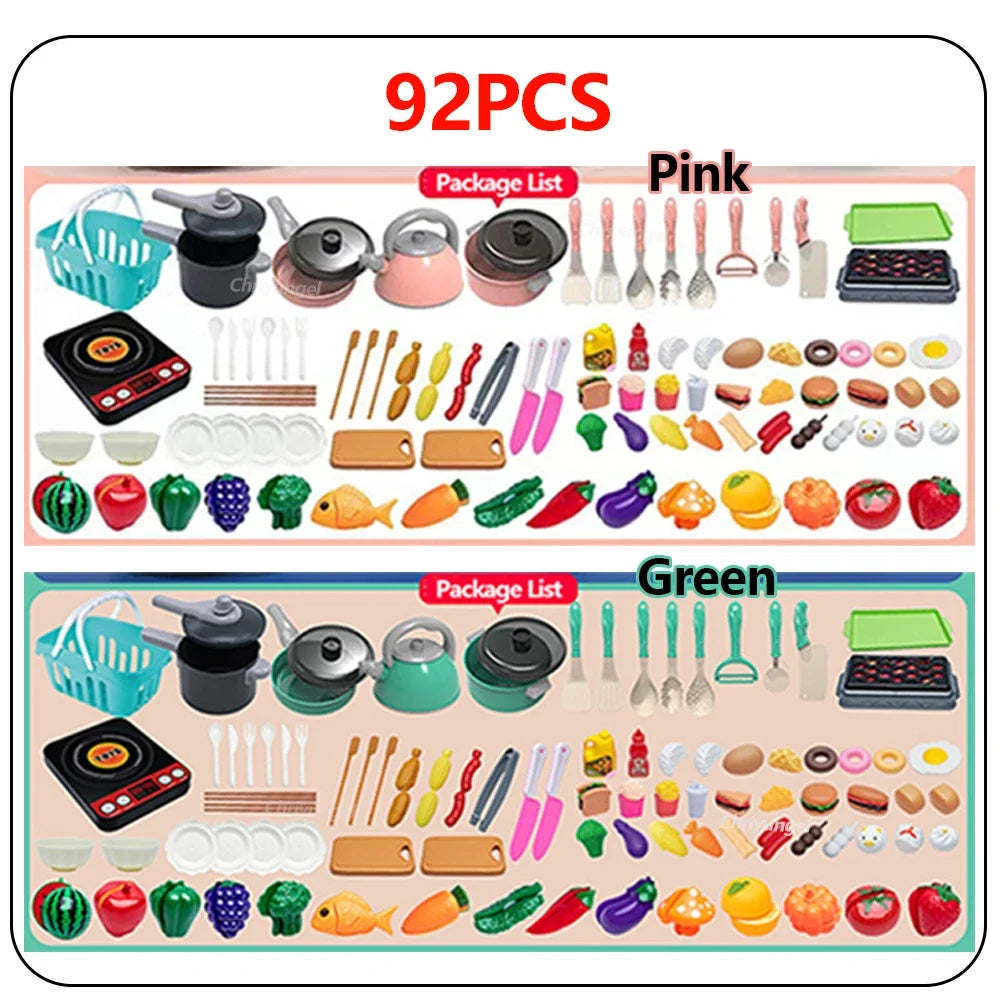 Pretend Play Kitchen Cooking Toy Set