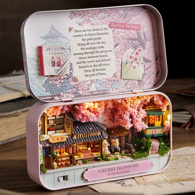 DIY Miniature Wooden Dollhouse Kit