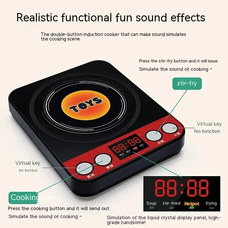 Pretend Play Kitchen Cooking Toy Set