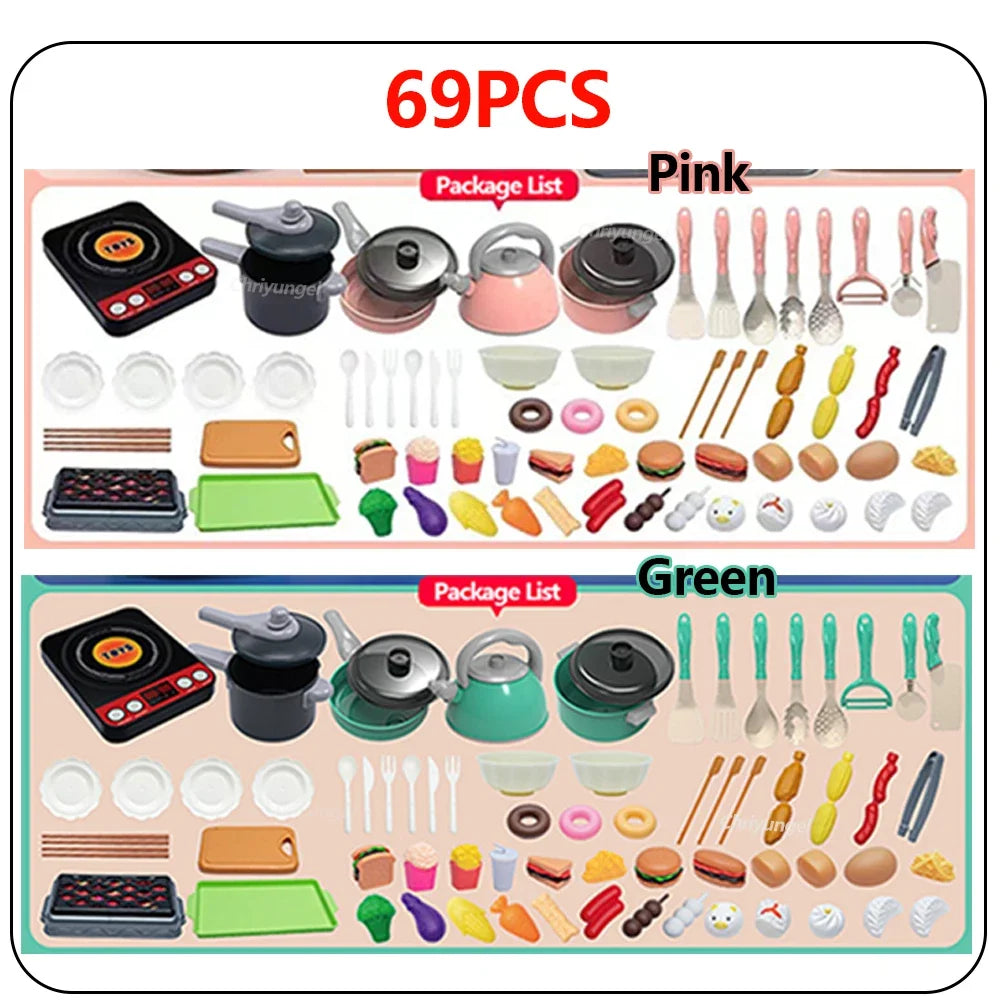 Pretend Play Kitchen Cooking Toy Set