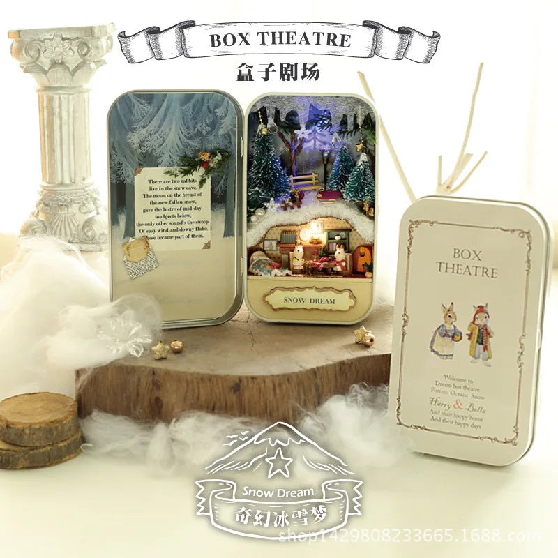 DIY Miniature Wooden Dollhouse Kit