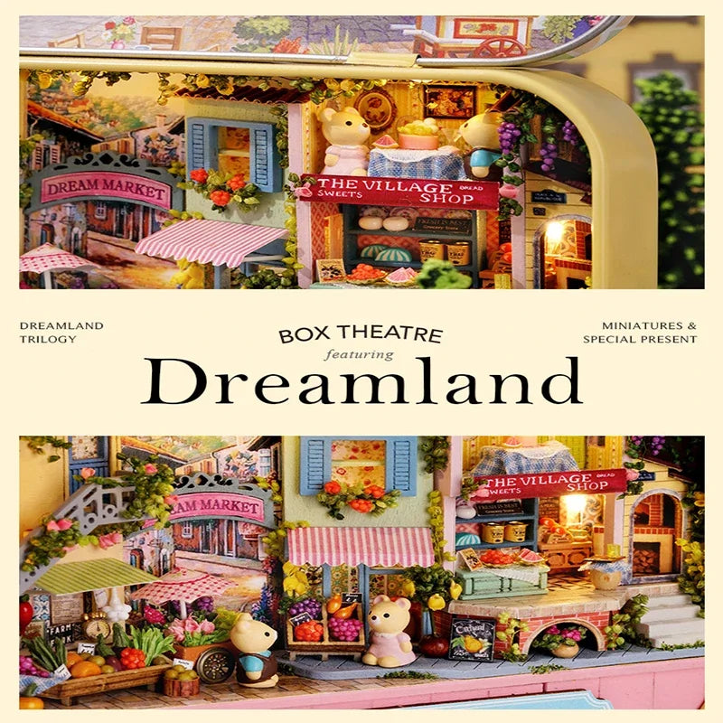 DIY Miniature Wooden Dollhouse Kit