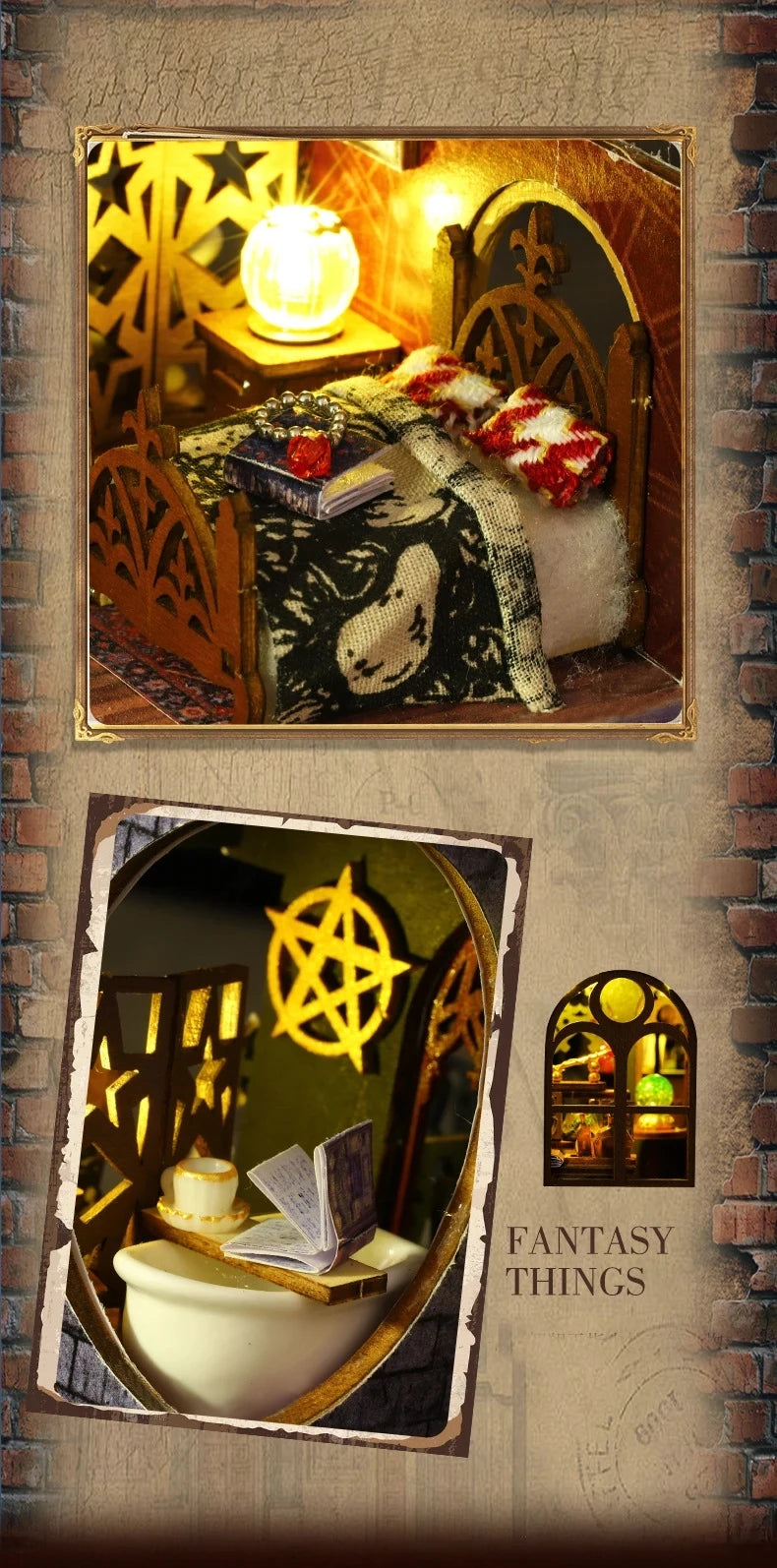 DIY Miniature Dollhouse Kit