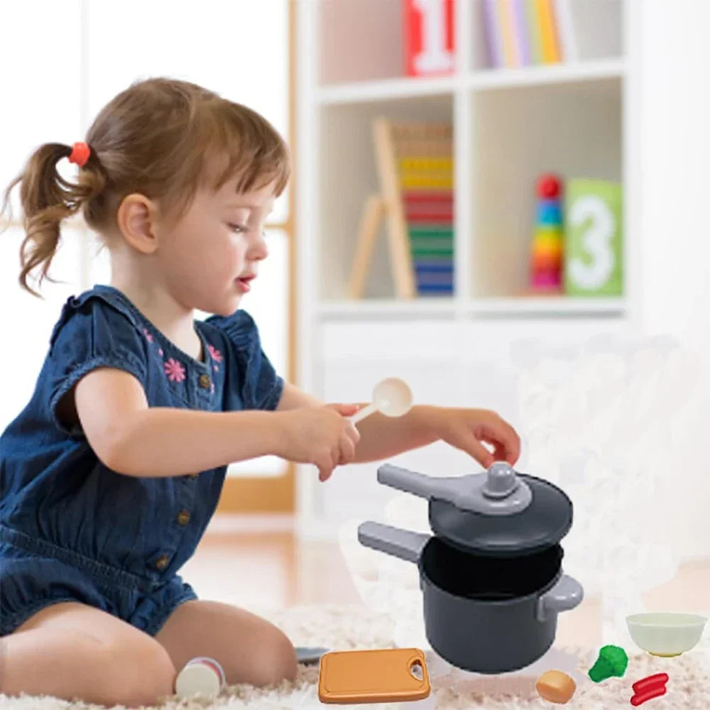 Pretend Play Kitchen Cooking Toy Set