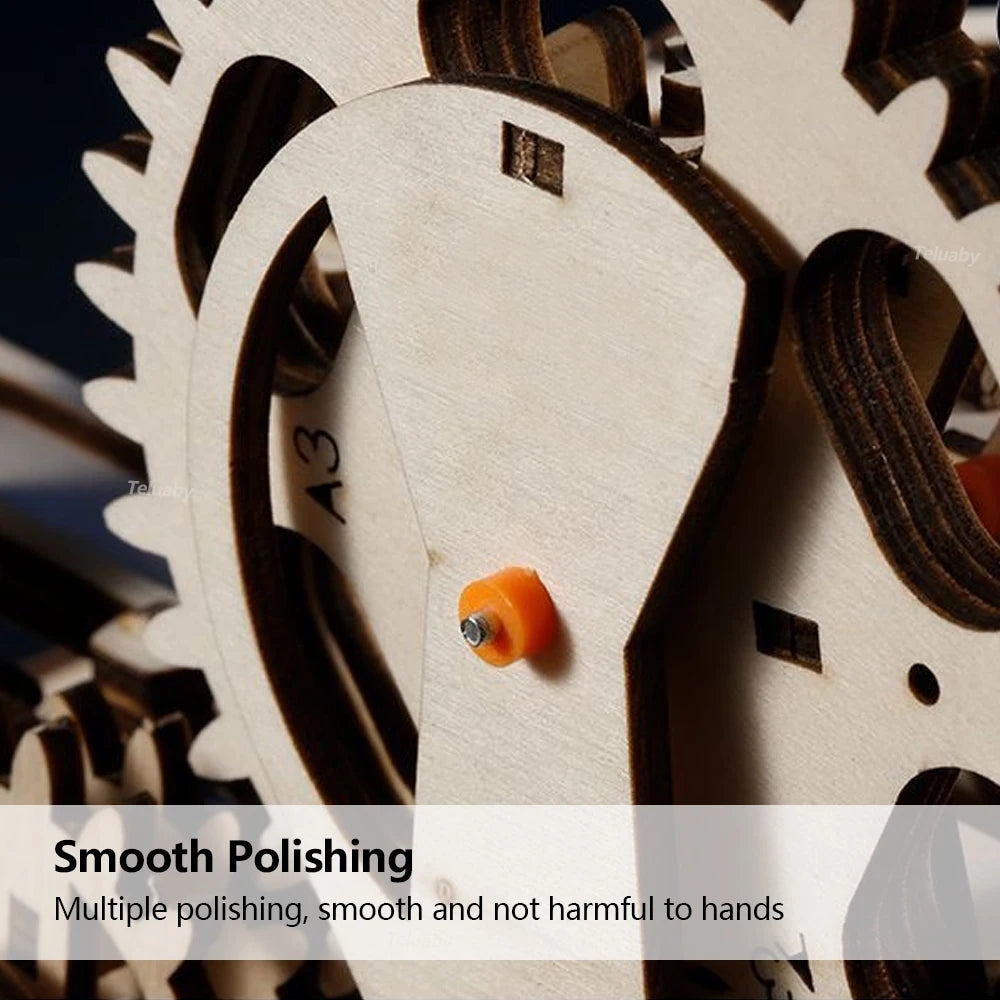 3D Wooden Mechanical Marble Run Puzzle