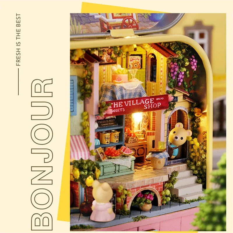 DIY Miniature Wooden Dollhouse Kit
